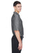 UltraClub 8415 Mens Cool & Dry Elite Performance Moisture Wicking Short Sleeve Polo Shirt Charcoal Grey Side