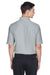 UltraClub 8415 Mens Cool & Dry Elite Performance Moisture Wicking Short Sleeve Polo Shirt Grey Back