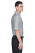 UltraClub 8415 Mens Cool & Dry Elite Performance Moisture Wicking Short Sleeve Polo Shirt Grey Side