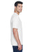 UltraClub 8420 Mens Cool & Dry Performance Moisture Wicking Short Sleeve Crewneck T-Shirt White Side