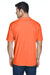 UltraClub 8420 Mens Cool & Dry Performance Moisture Wicking Short Sleeve Crewneck T-Shirt Bright Orange Back
