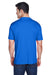 UltraClub 8420 Mens Cool & Dry Performance Moisture Wicking Short Sleeve Crewneck T-Shirt Royal Blue Back