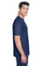 UltraClub 8420 Mens Cool & Dry Performance Moisture Wicking Short Sleeve Crewneck T-Shirt Navy Blue Side
