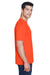 UltraClub 8420 Mens Cool & Dry Performance Moisture Wicking Short Sleeve Crewneck T-Shirt Orange Side