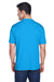 UltraClub 8420 Mens Cool & Dry Performance Moisture Wicking Short Sleeve Crewneck T-Shirt Sapphire Blue Back
