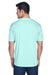 UltraClub 8420 Mens Cool & Dry Performance Moisture Wicking Short Sleeve Crewneck T-Shirt Sea Frost Green Back