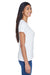 UltraClub 8420L Womens Cool & Dry Performance Moisture Wicking Short Sleeve Crewneck T-Shirt White Side