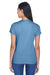 UltraClub 8420L Womens Cool & Dry Performance Moisture Wicking Short Sleeve Crewneck T-Shirt Indigo Blue Back