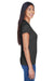 UltraClub 8420L Womens Cool & Dry Performance Moisture Wicking Short Sleeve Crewneck T-Shirt Black Side