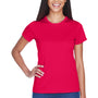 UltraClub Womens Cool & Dry Performance Moisture Wicking Short Sleeve Crewneck T-Shirt - Red