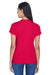 UltraClub 8420L Womens Cool & Dry Performance Moisture Wicking Short Sleeve Crewneck T-Shirt Red Back