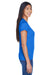 UltraClub 8420L Womens Cool & Dry Performance Moisture Wicking Short Sleeve Crewneck T-Shirt Royal Blue Side