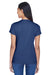 UltraClub 8420L Womens Cool & Dry Performance Moisture Wicking Short Sleeve Crewneck T-Shirt Navy Blue Back