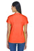 UltraClub 8420L Womens Cool & Dry Performance Moisture Wicking Short Sleeve Crewneck T-Shirt Orange Back