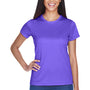 UltraClub Womens Cool & Dry Performance Moisture Wicking Short Sleeve Crewneck T-Shirt - Purple