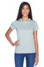 UltraClub 8420L Womens Cool & Dry Performance Moisture Wicking Short Sleeve Crewneck T-Shirt Grey Front