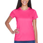 UltraClub Womens Cool & Dry Performance Moisture Wicking Short Sleeve Crewneck T-Shirt - Heliconia Pink