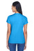 UltraClub 8420L Womens Cool & Dry Performance Moisture Wicking Short Sleeve Crewneck T-Shirt Sapphire Blue Back