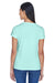 UltraClub 8420L Womens Cool & Dry Performance Moisture Wicking Short Sleeve Crewneck T-Shirt Sea Frost Green Back