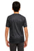 UltraClub 8420Y Youth Cool & Dry Performance Moisture Wicking Short Sleeve Crewneck T-Shirt Black Back
