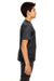 UltraClub 8420Y Youth Cool & Dry Performance Moisture Wicking Short Sleeve Crewneck T-Shirt Black Side
