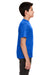UltraClub 8420Y Youth Cool & Dry Performance Moisture Wicking Short Sleeve Crewneck T-Shirt Royal Blue Side