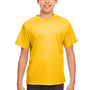 UltraClub Youth Cool & Dry Performance Moisture Wicking Short Sleeve Crewneck T-Shirt - Gold