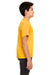 UltraClub 8420Y Youth Cool & Dry Performance Moisture Wicking Short Sleeve Crewneck T-Shirt Gold Side