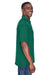 UltraClub 8425 Mens Cool & Dry Performance Moisture Wicking Short Sleeve Polo Shirt Forest Green Side