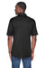 UltraClub 8425 Mens Cool & Dry Performance Moisture Wicking Short Sleeve Polo Shirt Black Back