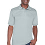 UltraClub Mens Cool & Dry Performance Moisture Wicking Short Sleeve Polo Shirt - Grey