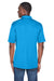 UltraClub 8425 Mens Cool & Dry Performance Moisture Wicking Short Sleeve Polo Shirt Sapphire Blue Back