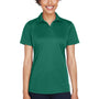 UltraClub Womens Cool & Dry Performance Moisture Wicking Short Sleeve Polo Shirt - Forest Green