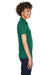 UltraClub 8425L Womens Cool & Dry Performance Moisture Wicking Short Sleeve Polo Shirt Forest Green Side