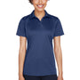 UltraClub Womens Cool & Dry Performance Moisture Wicking Short Sleeve Polo Shirt - Navy Blue