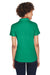 UltraClub 8425L Womens Cool & Dry Performance Moisture Wicking Short Sleeve Polo Shirt Kelly Green Back