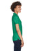 UltraClub 8425L Womens Cool & Dry Performance Moisture Wicking Short Sleeve Polo Shirt Kelly Green Side