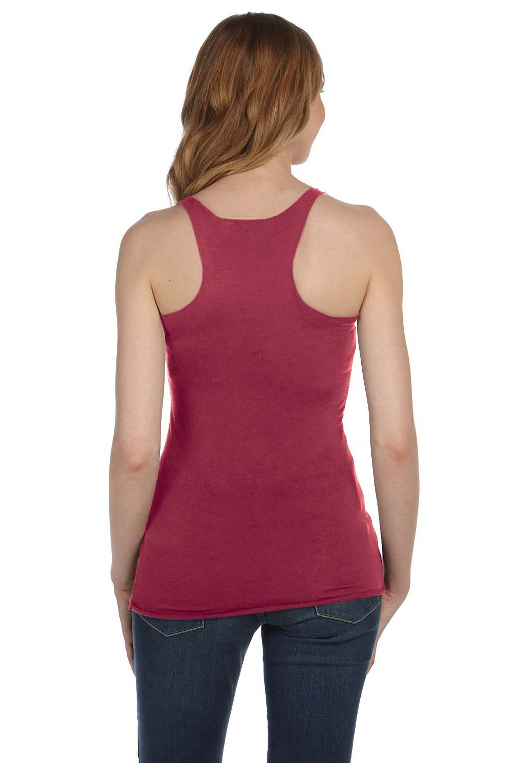 Bella + Canvas 8430 Womens Tank Top Red Back