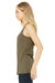 Bella + Canvas 8430 Womens Tank Top Olive Green Side