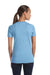 Bella + Canvas 8435 Womens Short Sleeve Deep V-Neck T-Shirt Athletic Blue Back