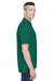 UltraClub 8445 Mens Cool & Dry Performance Moisture Wicking Short Sleeve Polo Shirt Forest Green Side