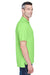 UltraClub 8445 Mens Cool & Dry Performance Moisture Wicking Short Sleeve Polo Shirt Light Green Side