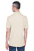 UltraClub 8445 Mens Cool & Dry Performance Moisture Wicking Short Sleeve Polo Shirt Stone Brown Back