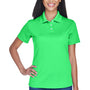 UltraClub Womens Cool & Dry Performance Moisture Wicking Short Sleeve Polo Shirt - Cool Green