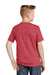 District DT6000Y Youth Very Important Short Sleeve Crewneck T-Shirt Heather Red Back