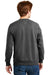 Hanes P160/P1607 Mens EcoSmart Print Pro XP Fleece Crewneck Sweatshirt Heather Charcoal Grey Back
