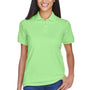 UltraClub Womens Classic Short Sleeve Polo Shirt - Apple Green - Closeout