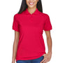 UltraClub Womens Classic Short Sleeve Polo Shirt - Red