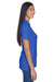 UltraClub 8530 Womens Classic Short Sleeve Polo Shirt Royal Blue Side