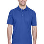 UltraClub Mens Classic Short Sleeve Polo Shirt - Royal Blue